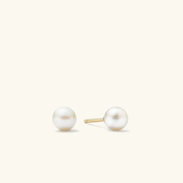 Earrings<Mejuri Bold Pearl Ear Jacket Studs