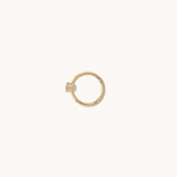 Earrings<Mejuri Cartilage Solo Diamond Mini Hoop