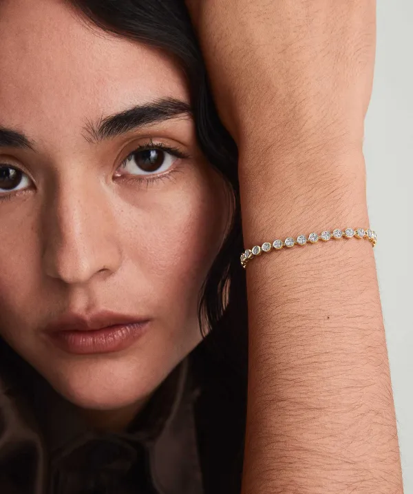 Bracelets<Mejuri Micro-Pav Diamond Rivi Re Bracelet