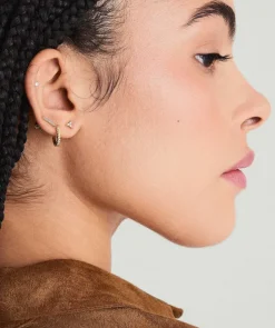 Earrings<Mejuri Mini Lotus Diamond Studs