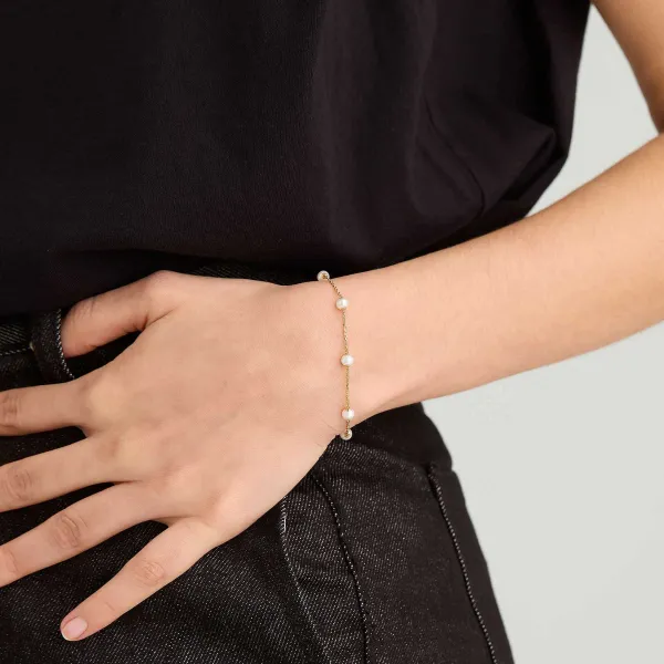 Bracelets<Mejuri Mini Pearl Satellite Bracelet