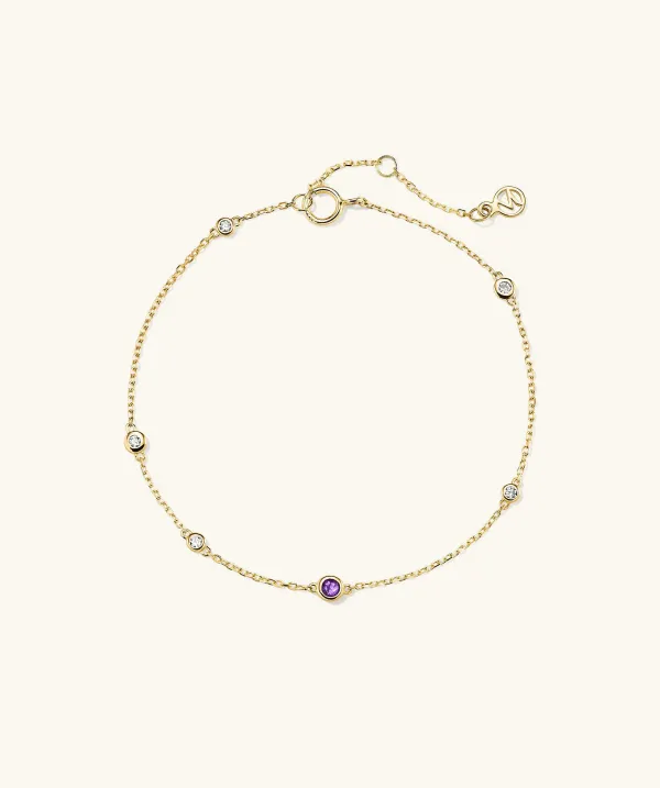 Bracelets<Mejuri Multi Gemstone Station Bracelet