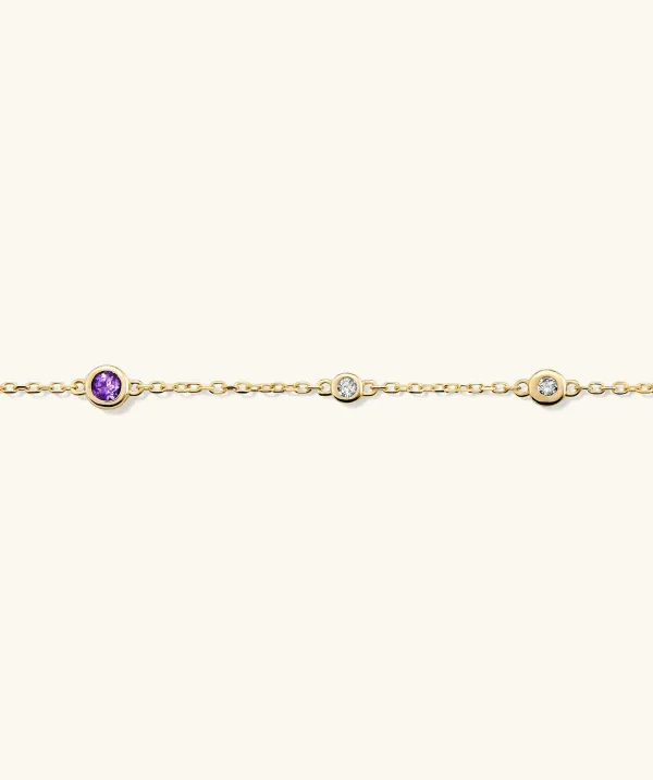 Bracelets<Mejuri Multi Gemstone Station Bracelet