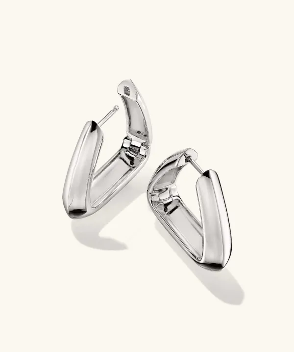 Earrings<Mejuri Patra Large Hoops