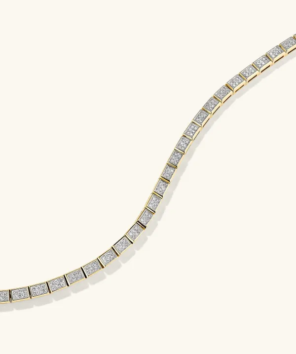 Bracelets<Mejuri Rectangular Micro-Pav Diamond Tennis Bracelet