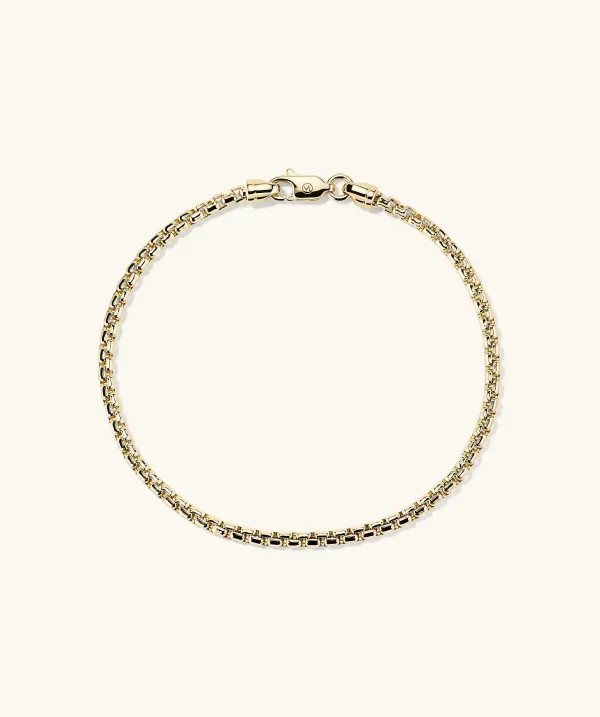 Bracelets<Mejuri Round Box Chain Bracelet