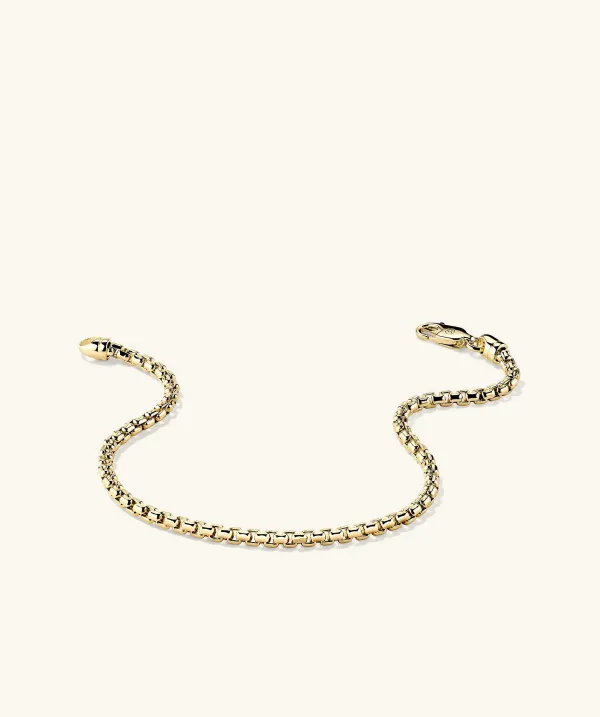 Bracelets<Mejuri Round Box Chain Bracelet