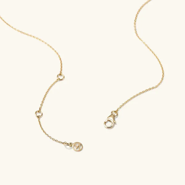 Necklaces<Mejuri Round Topaz Necklace