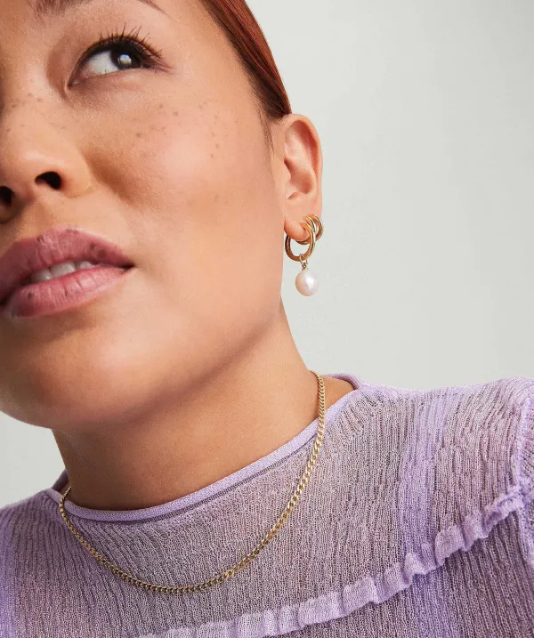 Earrings<Mejuri The Convertible Hoop Set