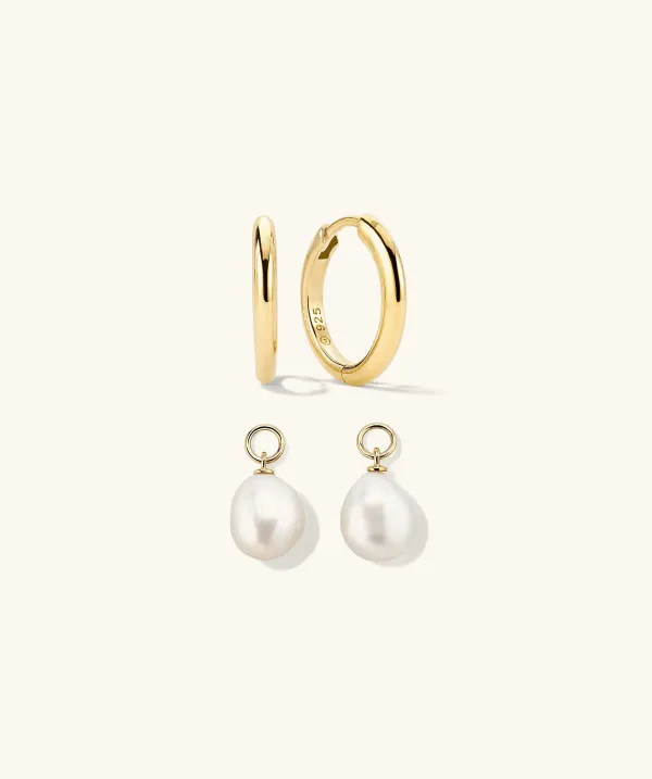 Earrings<Mejuri The Convertible Hoop Set