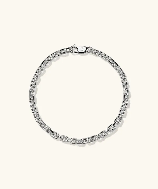 Bracelets<Mejuri Trace Rectangle Chain Bracelet