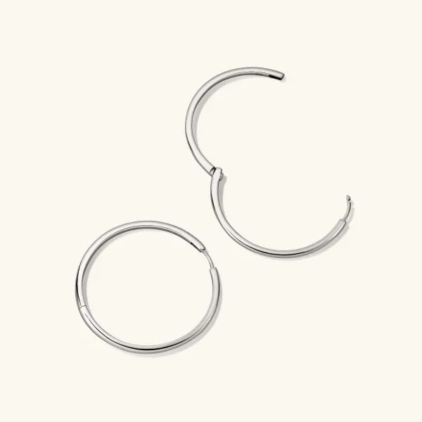 Earrings<Mejuri Tube Oversized Hoops