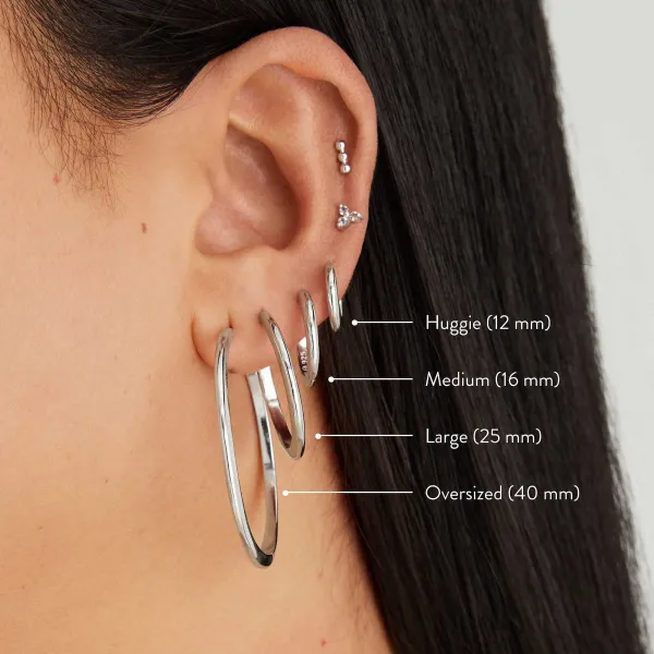 Earrings<Mejuri Tube Oversized Hoops
