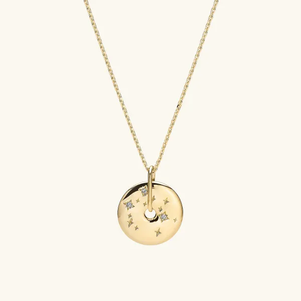 Necklaces<Mejuri Zodiac Pendant Necklace