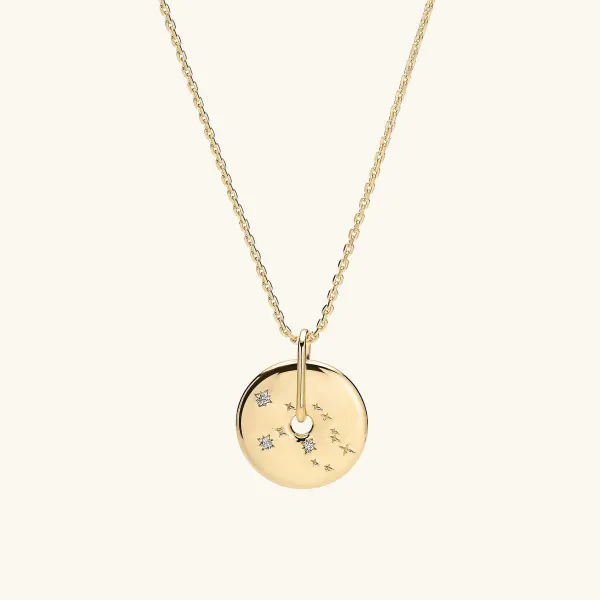 Necklaces<Mejuri Zodiac Pendant Necklace