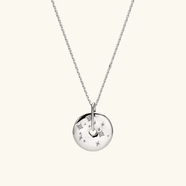 Necklaces<Mejuri Zodiac Pendant Necklace Silver